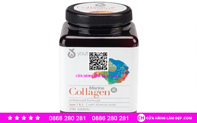Collagen Youtheory Type 1 2 & 3 (290 Viên)