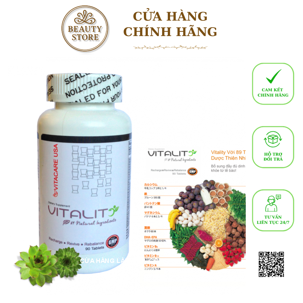 Vitality 89 - Viên Uống Bổ Sung Vitamin Và Khoáng Chất