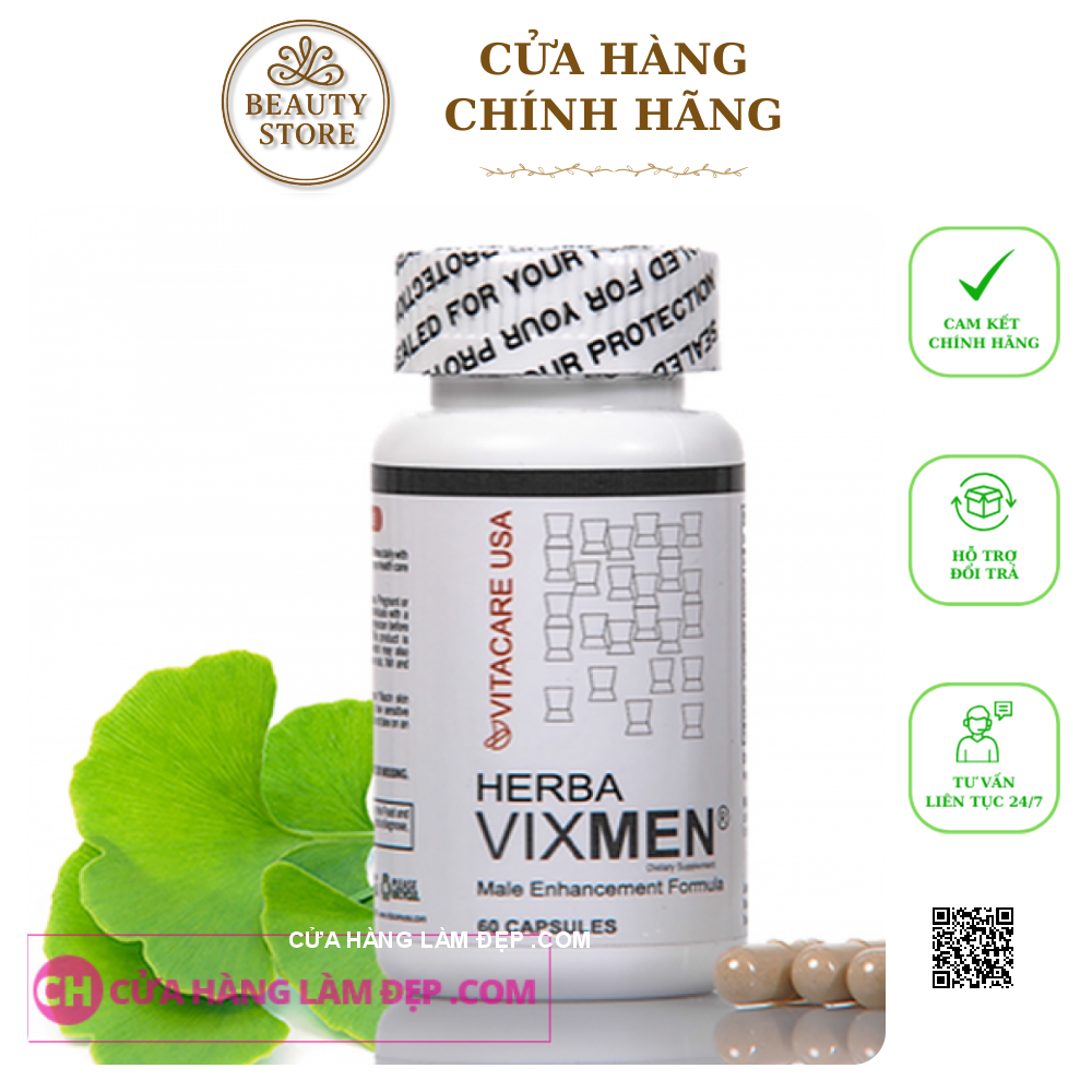 HERBA VIXMEN - Thực Phẩm Tăng Cường Sinh Lý Nam