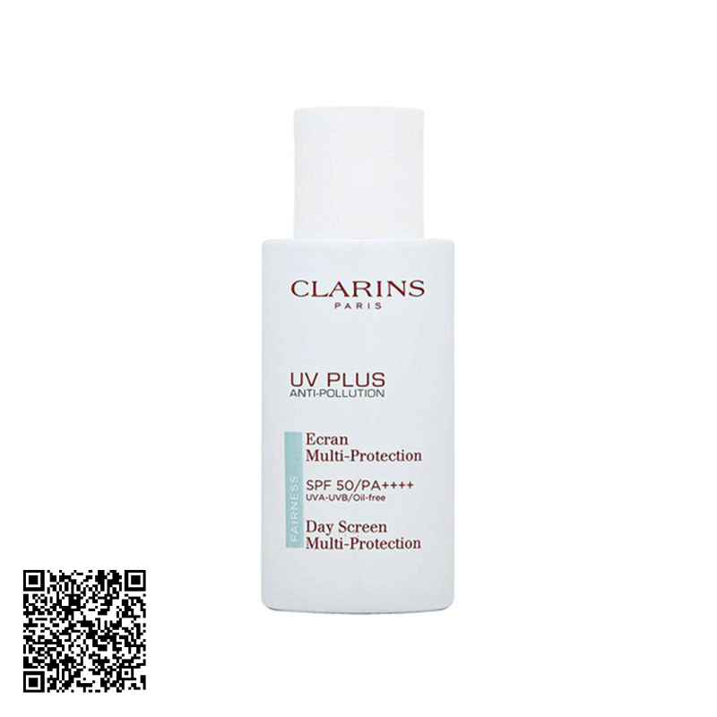 Kem Chống Nắng Fairness Clarins UV Plus Anti-Pollution SPF50/PA++++ Cho Da Mụn Và Nhạy Cảm Pháp 50ml