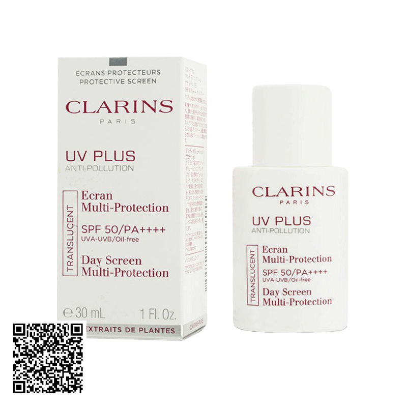 Kem Chống Nắng Translucent Clarins UV Plus Anti-Pollution SPF50/PA++++ Pháp 30ml