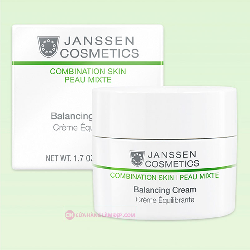 Kem Dưỡng Ẩm Cân Bằng Da Hỗn Hợp Janssen Combination Skin Balancing Cream