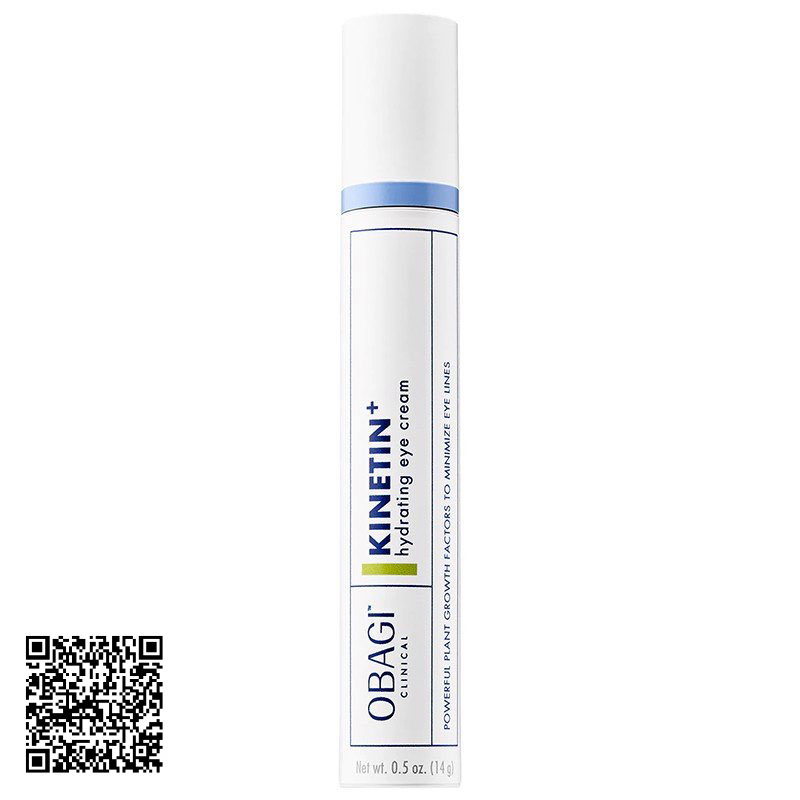 Kem dưỡng chống nhăn vùng mắt OBAGI CLINICAL Kinetin+ Hydrating Eye Cream Mỹ 14g