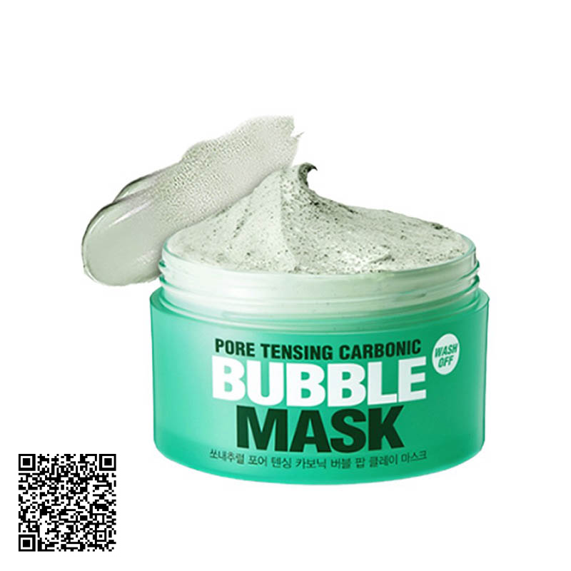 Mặt Nạ Thải Độc SoNatural Pore Tensing Carbonic Bubble Mask Của Hàn Quốc 130g