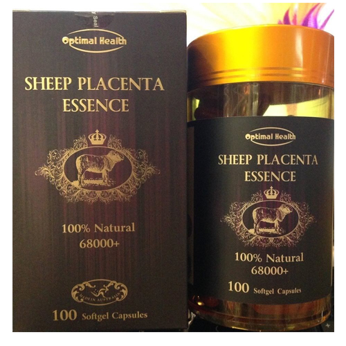 Nhau Thai Cừu Optimal Health Sheep Placenta Essence 68000mg (100 Viên)