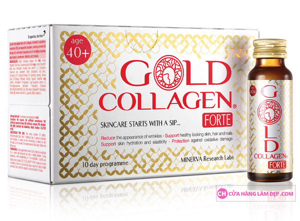 Nước Uống Gold Collagen Forte Chống Lão Hóa Da Cho Tuổi 40