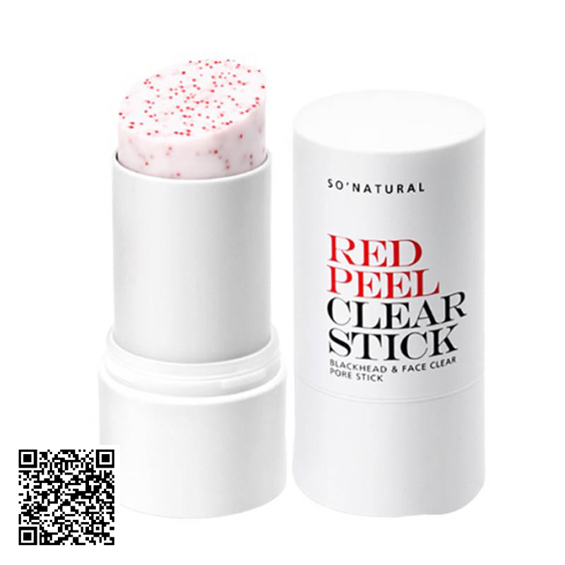Sáp trị mụn Red Peel Clear Stick Pore Blackhead & Face SoNatural Của Hàn Quốc