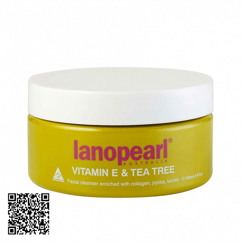 Sửa Rửa Mặt Lanopearl Vitamin E & Tea Tree Úc 250ml