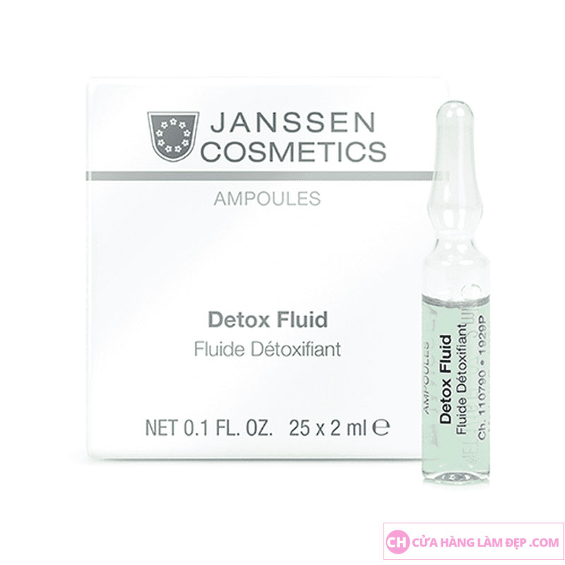 Tinh Chất Giải Độc Tố Cho Da Janssen Ampoules Detox Fluid (25 ống x 2ml)