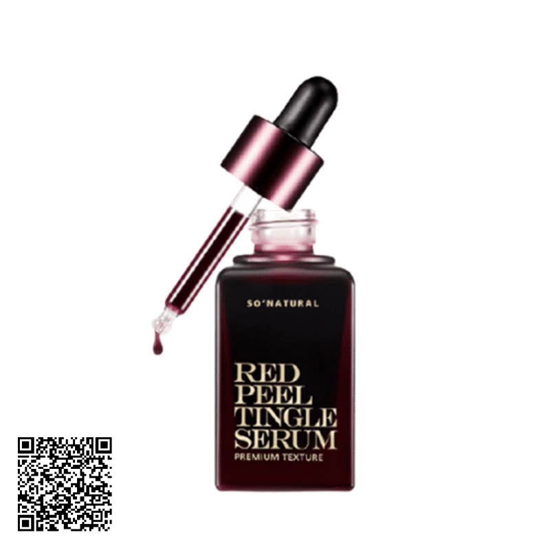 Tinh Chất Thay Da Sinh Học So’Natural Red Peel Tingle Serum Premium Texture Của Hàn Quốc 20ml