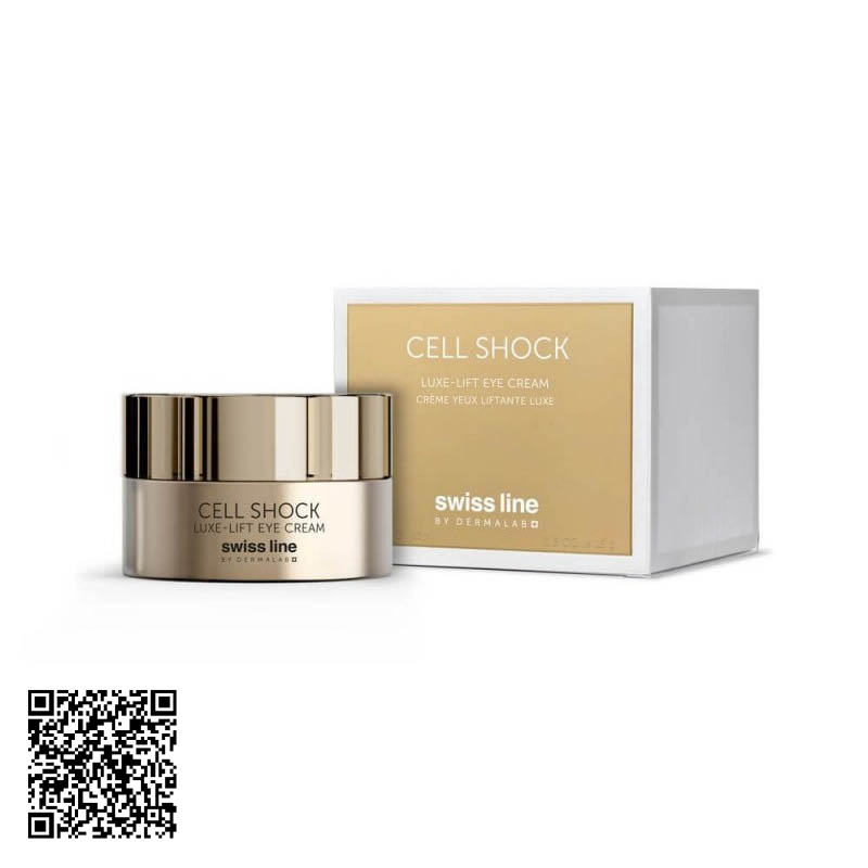 Kem Chống Lão Hóa Da Vùng Mắt Swissline Cell Shock Luxe-Lift Eye Cream Từ Thuỵ Sĩ 15ml