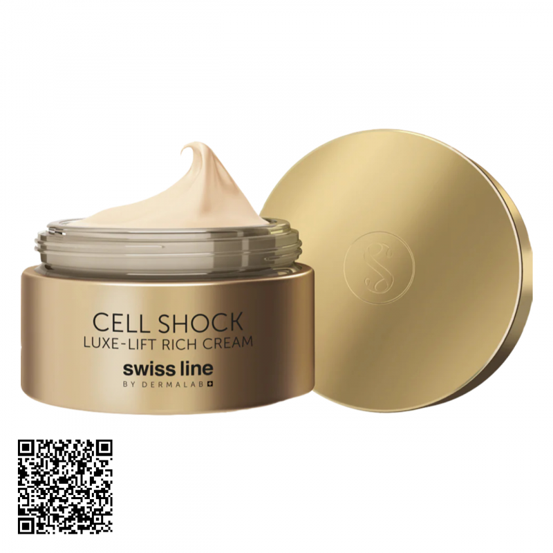 Kem Chống Lão Hóa, Nâng Cơ Cho Da Khô Swissline Cell Shock Luxe-Lift Very Rich Cream Từ Thuỵ Sĩ 50ml