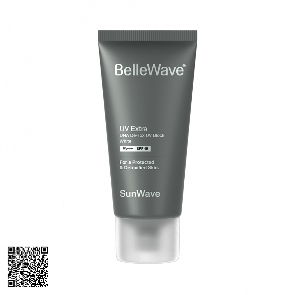  Kem Chống Nắng Làm Trắng Da BelleWave UV Extra DNA De-tox UV Block White SPF45/PA+++ Từ Thuỵ Sĩ 30ml