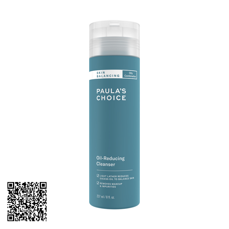 Sữa Rửa Mặt Cân Bằng Độ Ẩm Paula’s Choice Skin Balancing Oil-Reducing Cleanser Từ Mỹ 237ml