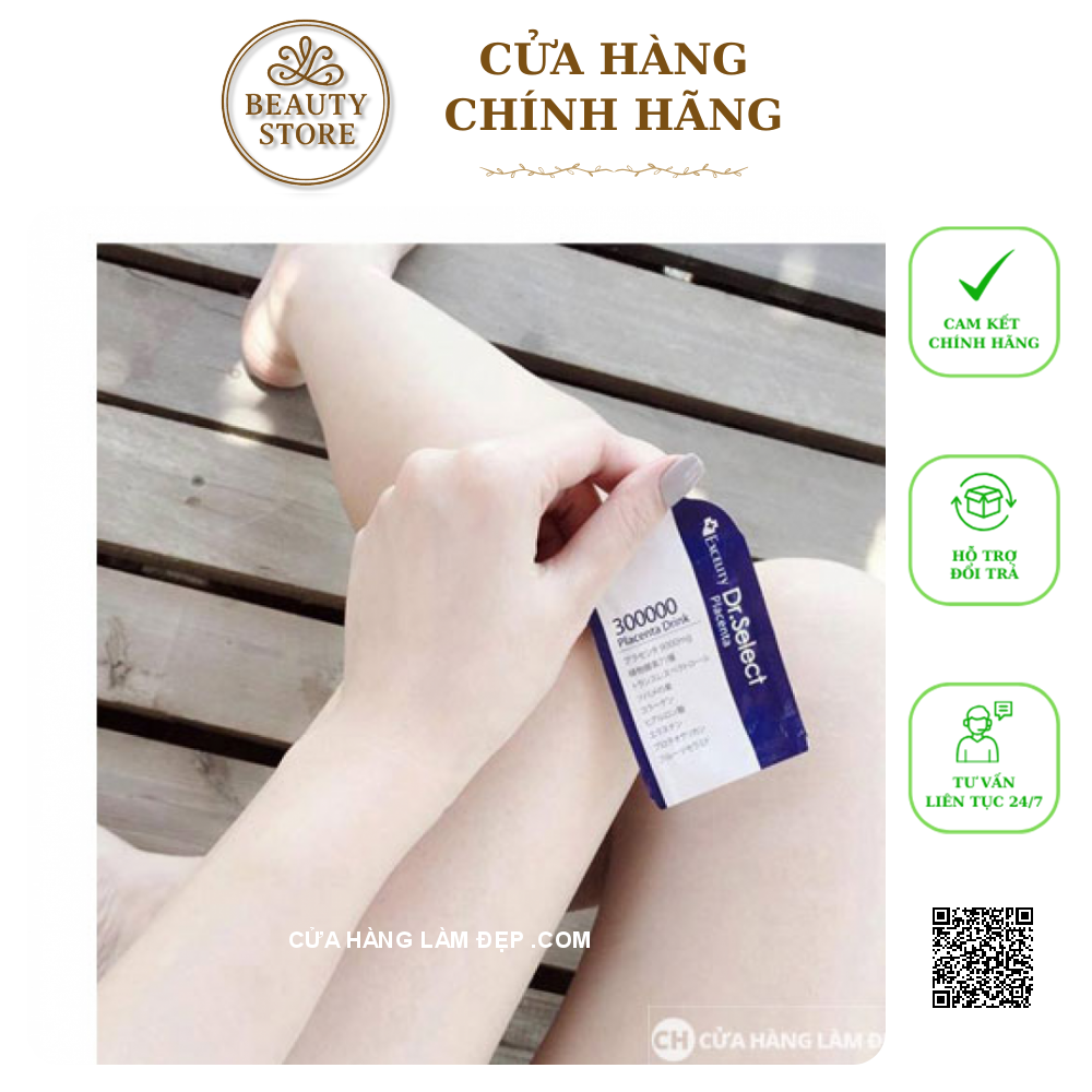 Tinh Chất Nhau Thai Heo Cao Cấp Dr Select Placenta Drink 300000mg Dạng Túi Uống