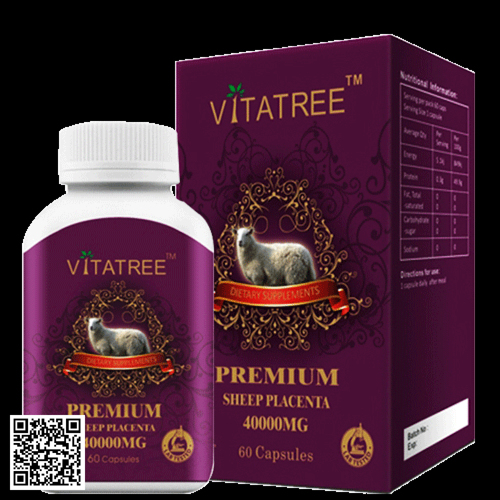 Nhau Thai Cừu Vitatree (40000mg X 60 Viên)