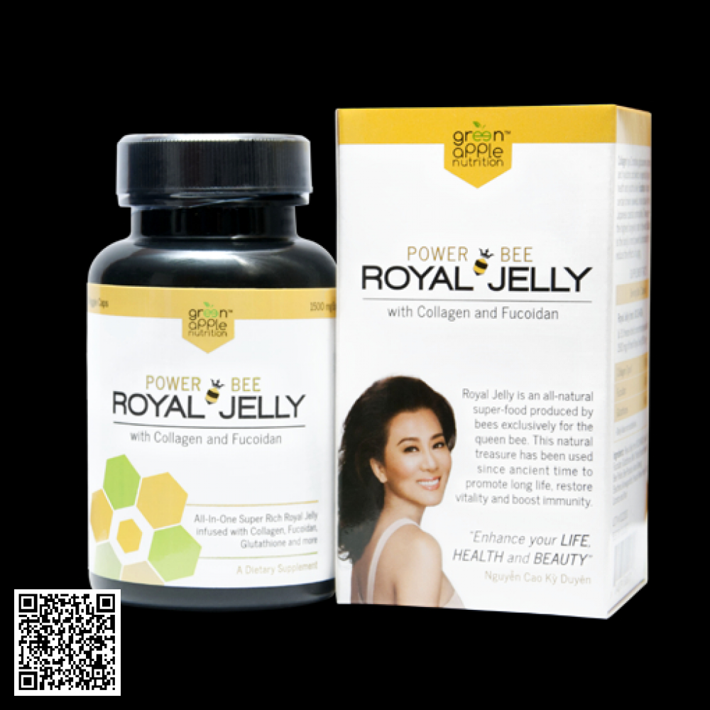 Sữa Ong Chúa Kỳ Duyên Power Bee Của Green Apple Nutrition 60 Viên