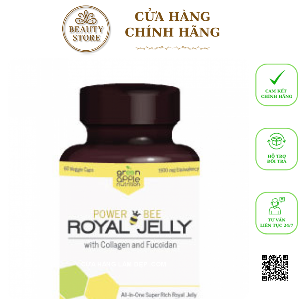 Sữa Ong Chúa Kỳ Duyên Power Bee Của Green Apple Nutrition 60 Viên