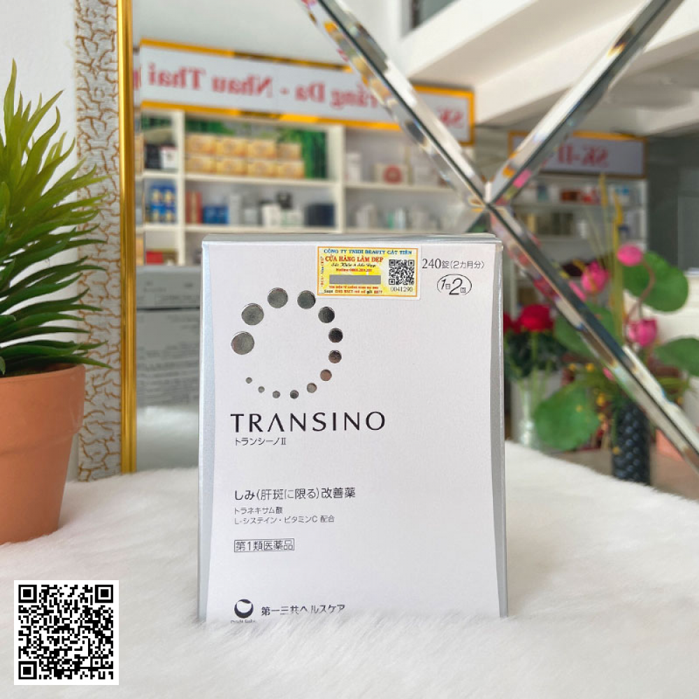 Viên Uống Transino Whitening Trắng Da, Mờ Nám, Tàn Nhang Nhật Bản 240 Viên
