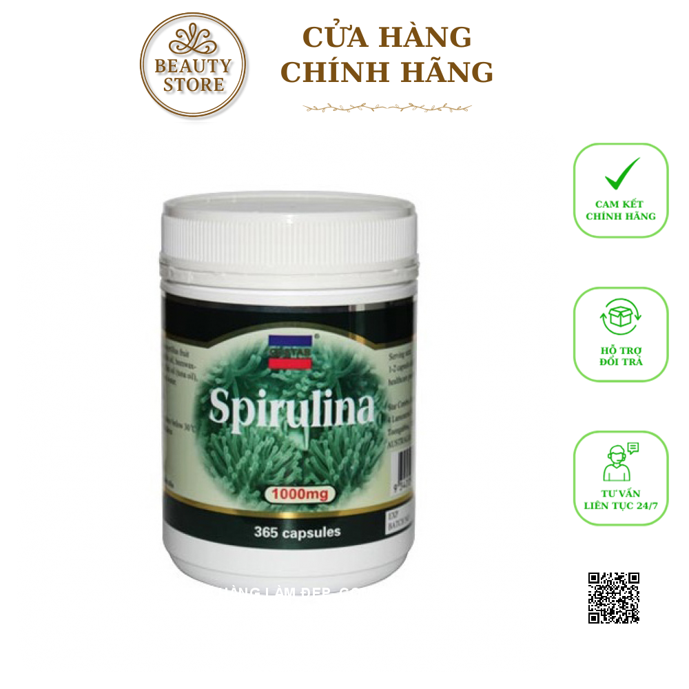 Tảo Biển Spirulina Costar Úc (1000mg X 365 Viên)