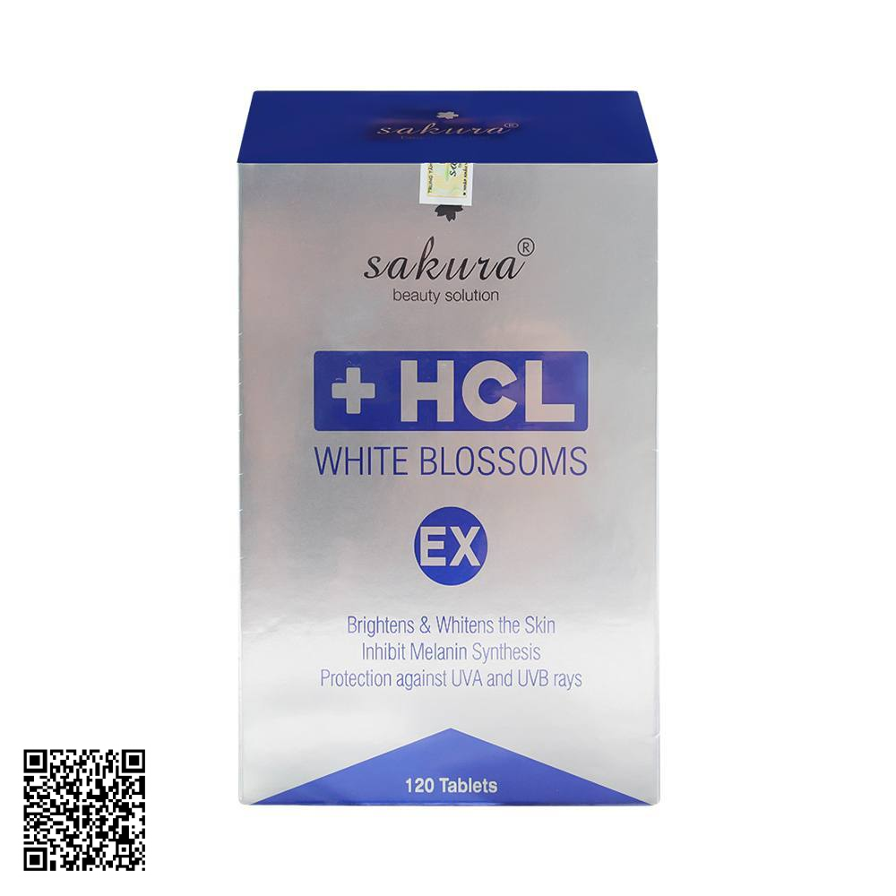 Viên Uống Mờ Nám Trắng Da Sakura HCL White Blossoms EX