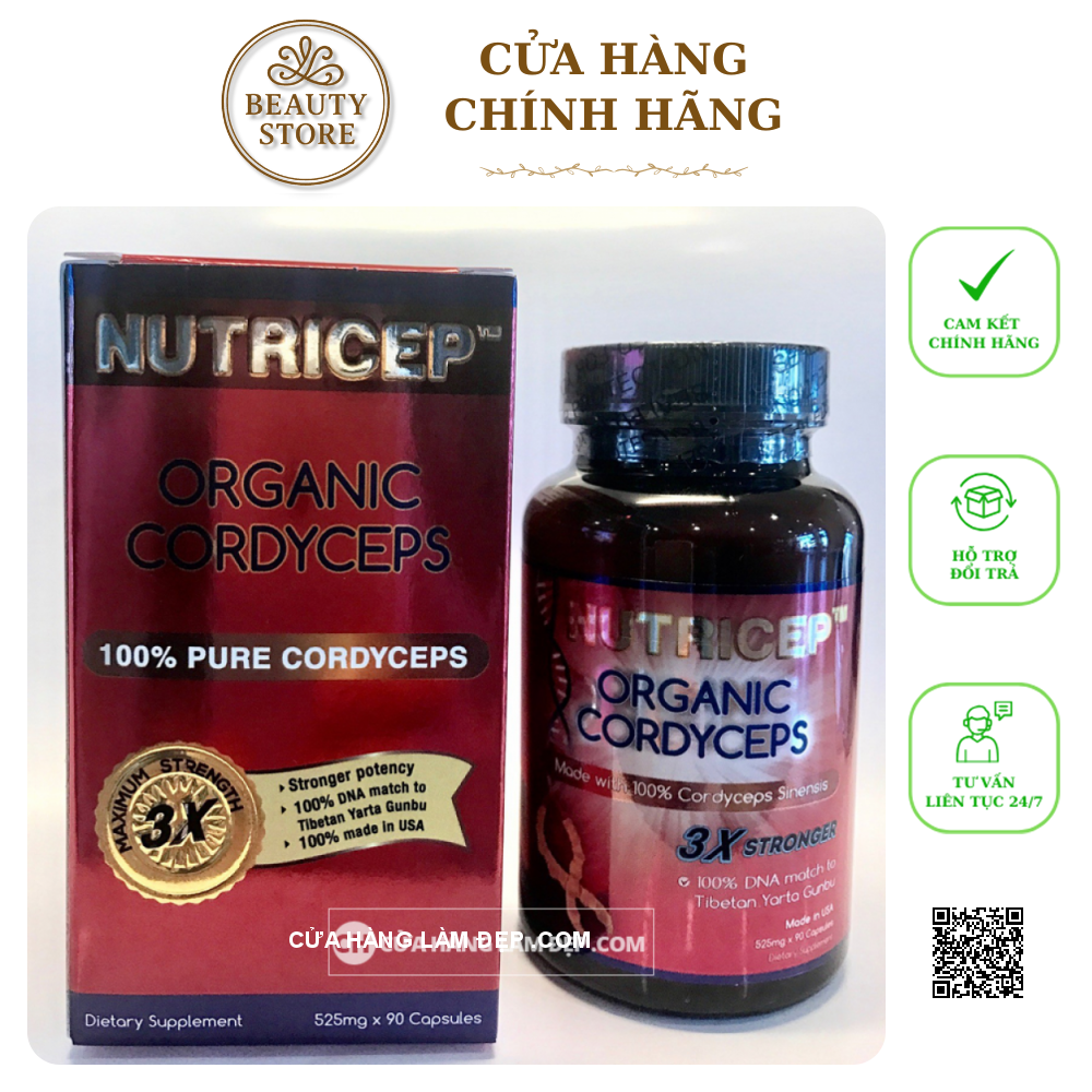 Đông Trùng Hạ Thảo Nutricep Organic Cordyceps - Kỳ Duyên House