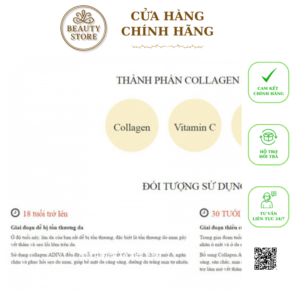 Collagen Adiva (30ml x 7 Chai)