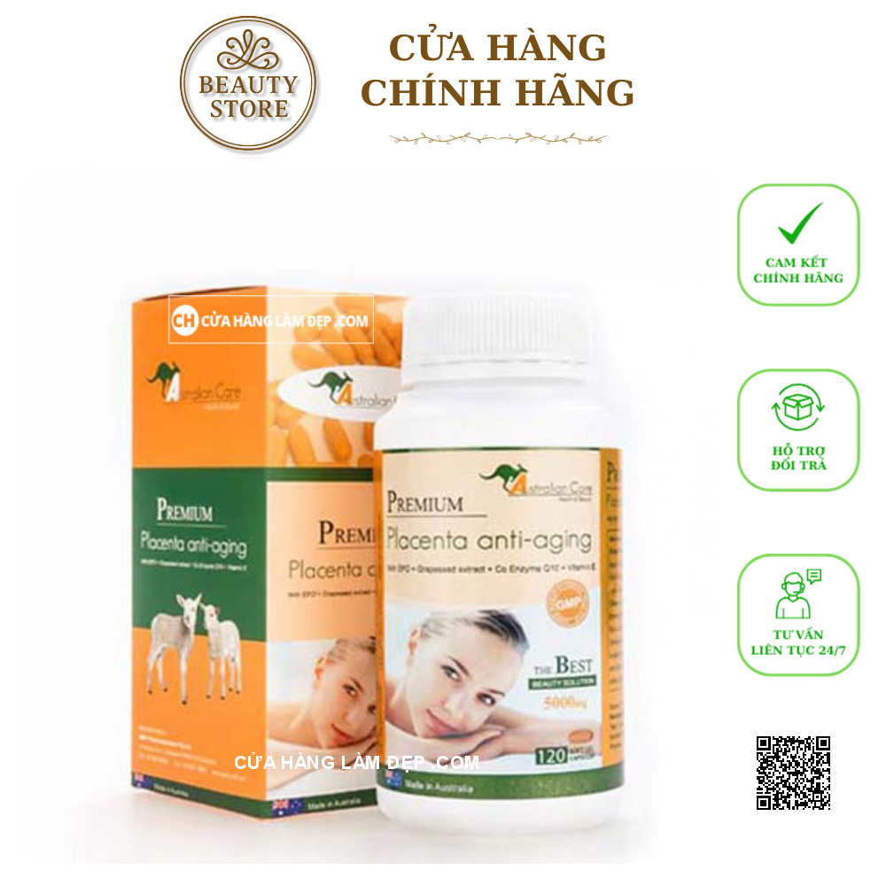 VIÊN UỐNG CỪU PREMIUM PLACENTA ANTI-AGING