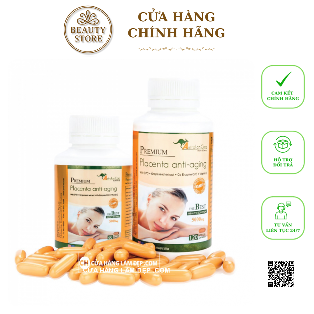 VIÊN UỐNG CỪU PREMIUM PLACENTA ANTI-AGING