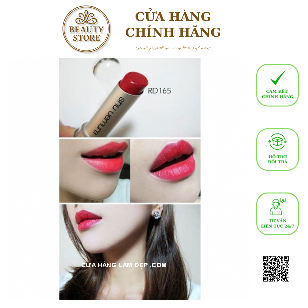 Son Lì Shu Uemura Rouge Unlimited Supreme Matte Lipstick (3.4g)