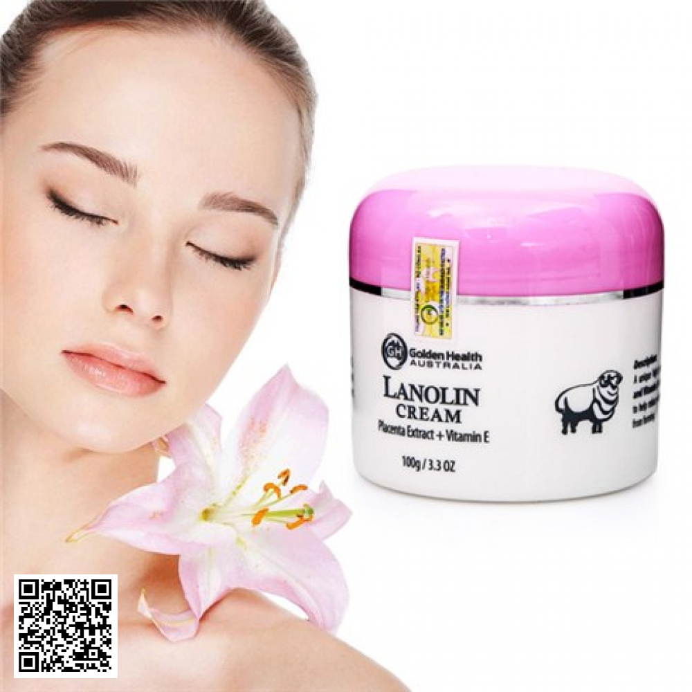 Kem Mỡ Cừu Golden Health Lanolin Cream 100gr