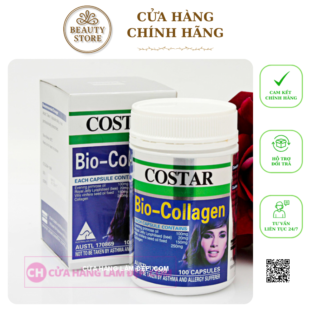 Bio Collagen Costar Úc 100 Viên