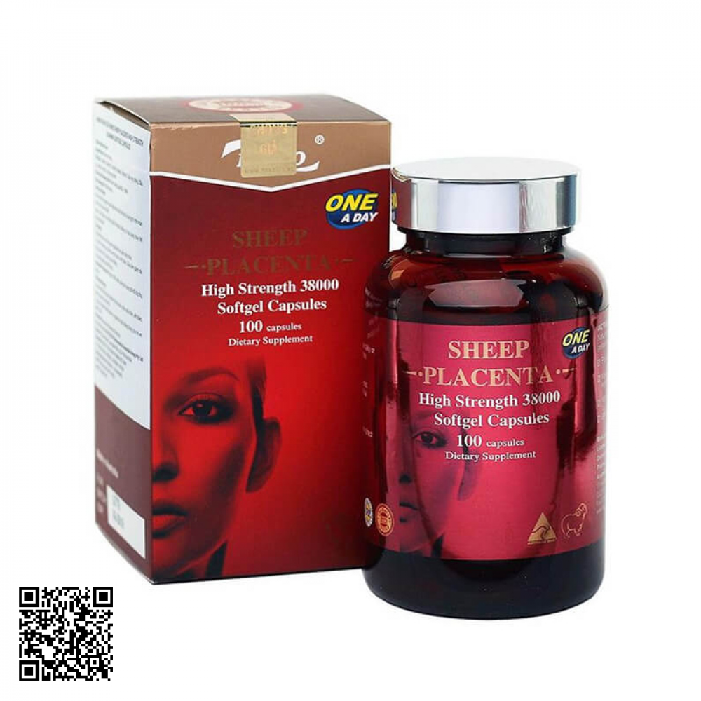 Nhau Thai Cừu Naro (38000mg X 100 Viên)