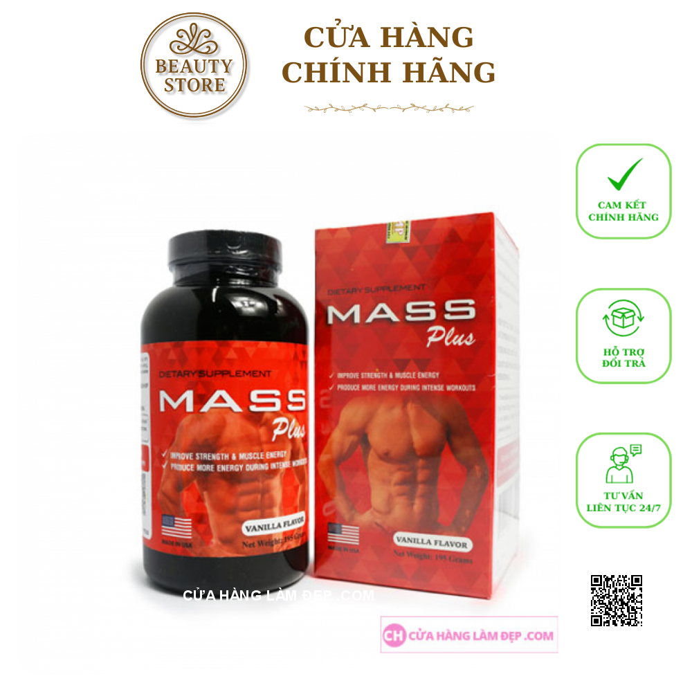 Bột Dinh Dưỡng Hỗ Trợ Tăng Cân, Tăng Cơ Mass Plus
