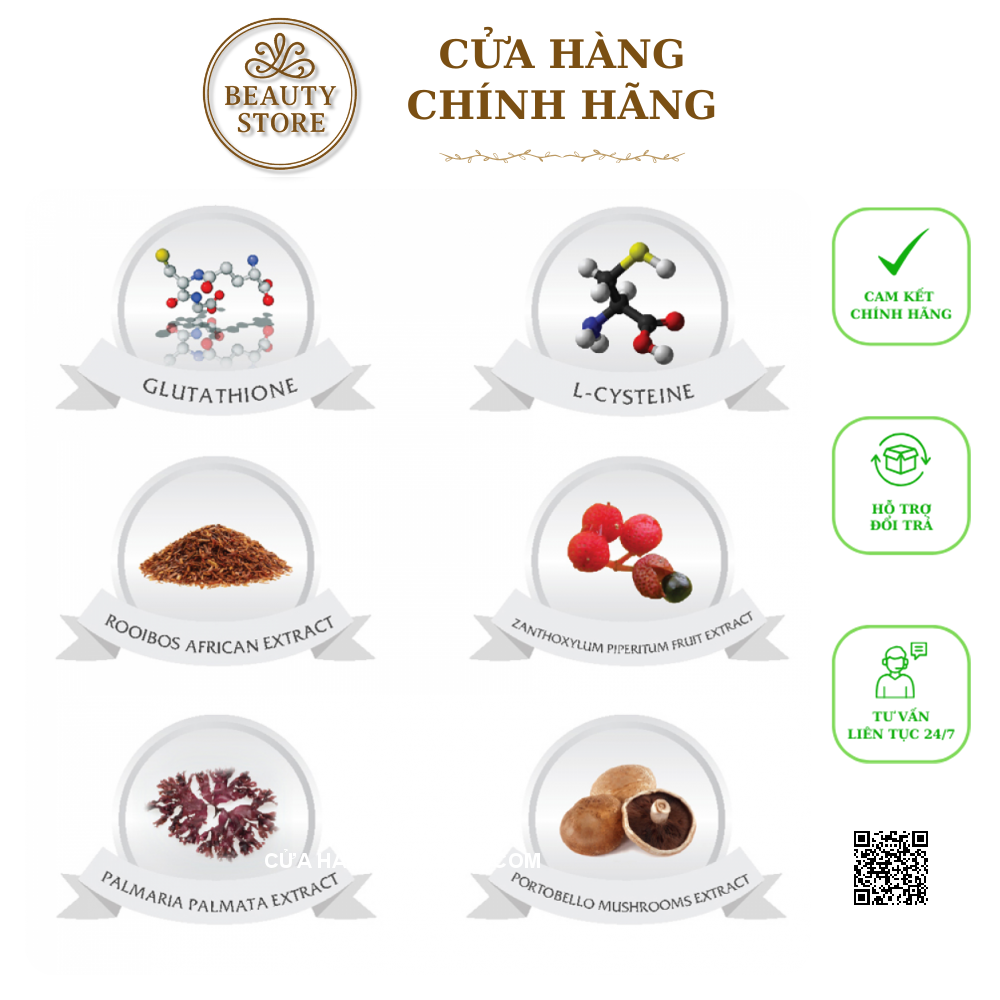 Viên Uống Trắng Da Rene White 5x - 90 viên