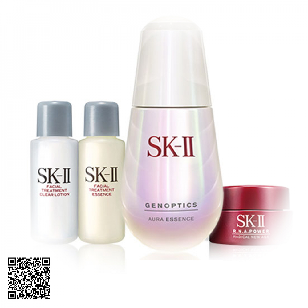 Set Serum Dưỡng Trắng Da SK-II Genoptics Aura Essence