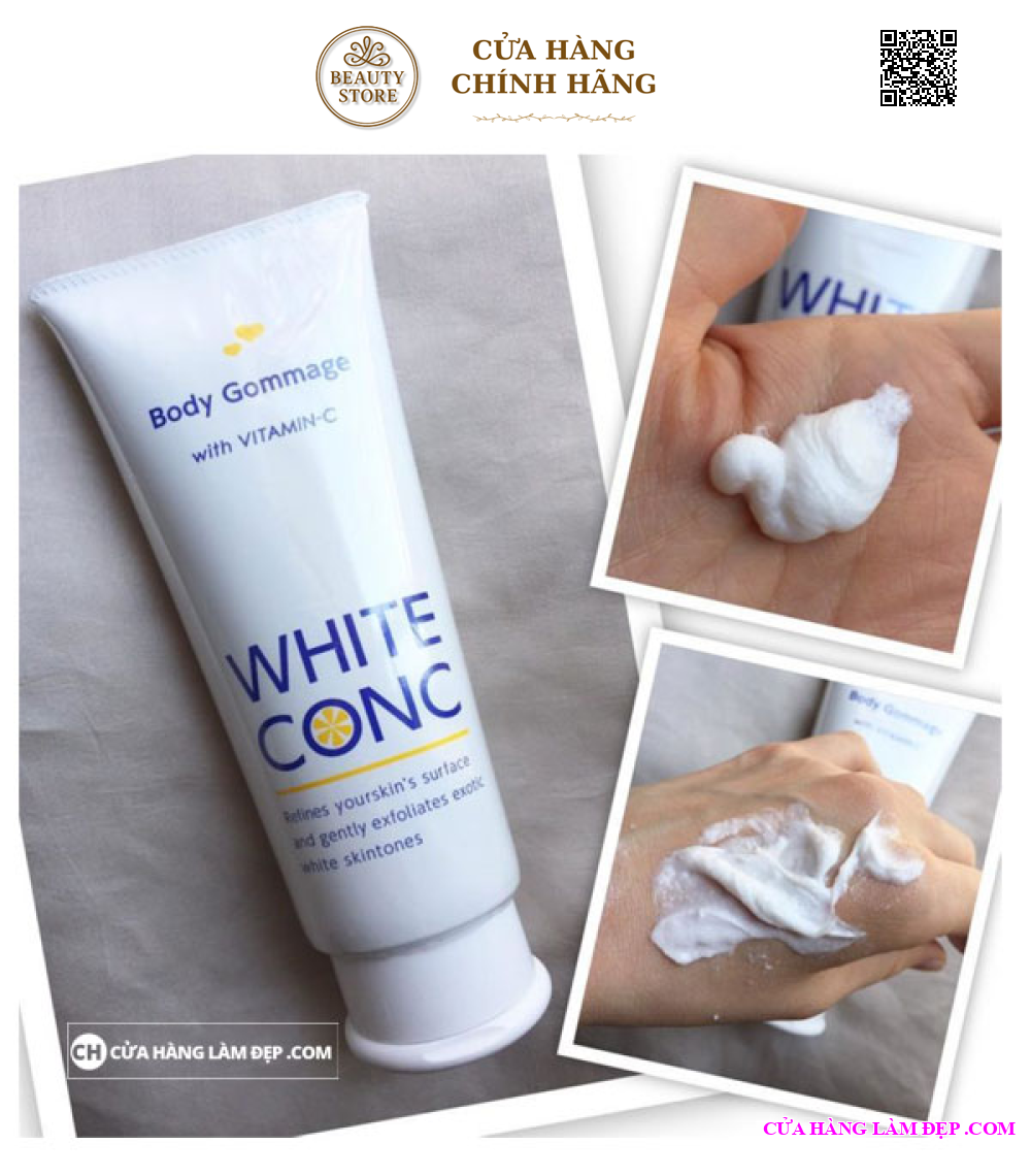 Tẩy Tế Bào Chết, Dưỡng Trắng Da White Conc 150ml