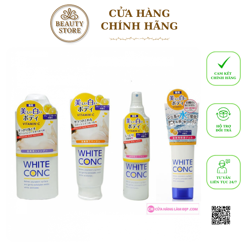 Bộ Sản Phẩm Dưỡng Trắng Da White Conc Của Nhật