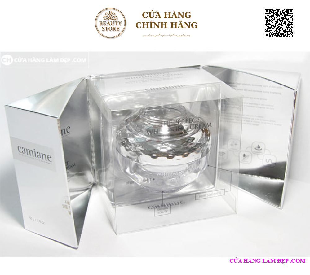 Kem Dưỡng Trắng, Mờ Thâm Nám, Trẻ Hóa Làn Da Camiane The Perfect Whitening Cream Plus