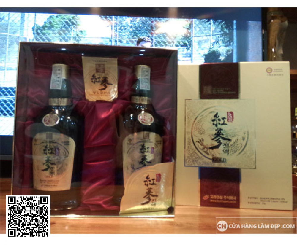 Tinh Chất Hồng Sâm 6 Năm Korinsam 2 Chai 700ml Và Sâm Lát