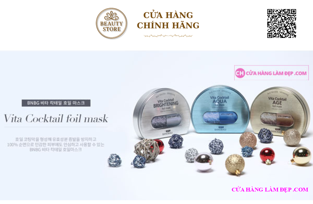 Mặt Nạ Thiếc BANOBAGI Vita Cocktail Age Foil Mask