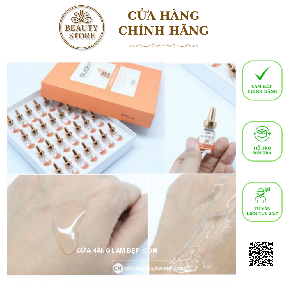 Tinh Chất Tinh chất Salmon Chiết Xuất Cá Hồi DN Ampoule Dược Mỹ Phẩm Suiskin 28 Days