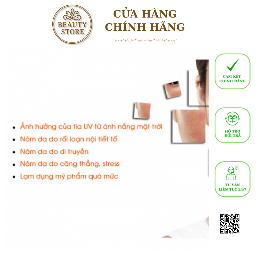 Kem Mờ Nám, Trắng Da An Toàn Wcare With Nano