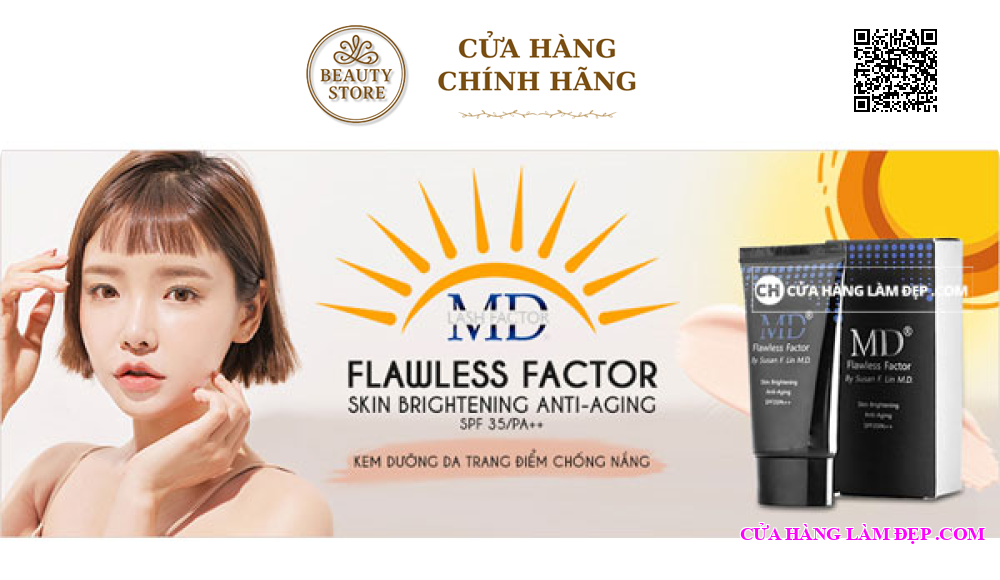 Kem Chống Nắng Và Dưỡng Da Ban Ngày Thần Thánh MD Flawless Factor SPF 35PA