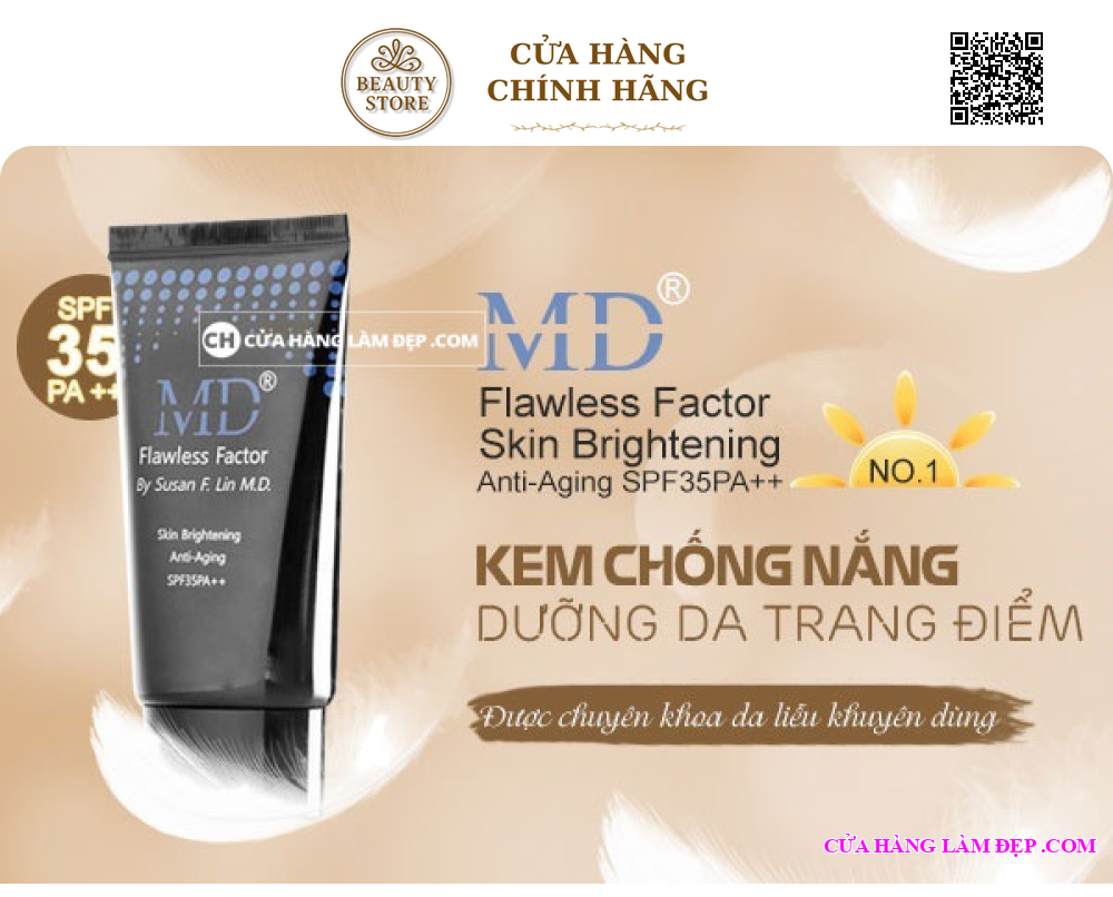Kem Chống Nắng Và Dưỡng Da Ban Ngày Thần Thánh MD Flawless Factor SPF 35PA