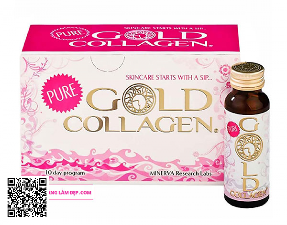 Pure Gold Collagen - Nước Uống Bổ Sung Tinh Chất Collagen