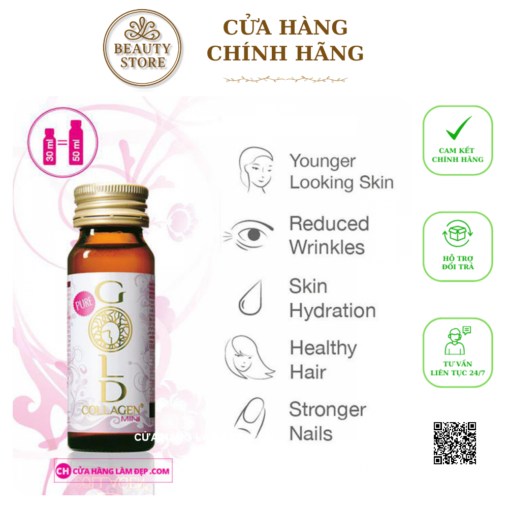 Pure Gold Collagen - Nước Uống Bổ Sung Tinh Chất Collagen