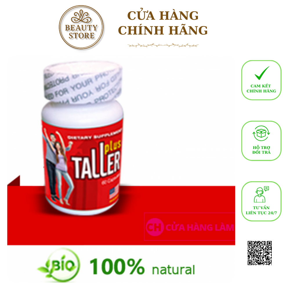 Viên Uống Tăng Chiều Cao Taller Plus 60 viên của Mỹ