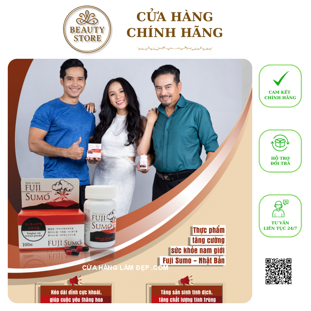 Viên Uống Tăng Cường Sinh Lực Fuji Sumo mẫu mới 2019 Của Nhật (100 Viên)