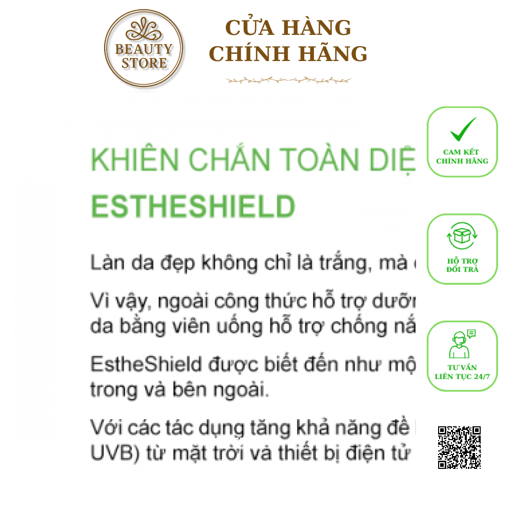 Viên Uống Chống Nắng Ngăn Ngừa Lão Hóa Estheshield